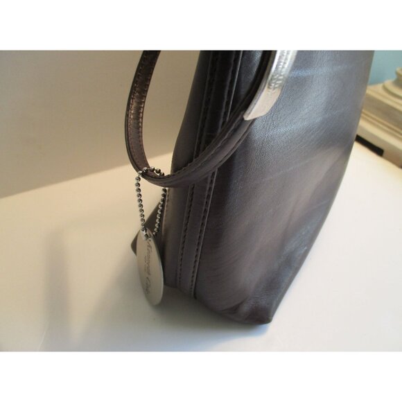 *Kenneth Cole Chocolate Brown Leather w Detachable Clutch Wallet - Picture 7 of 8